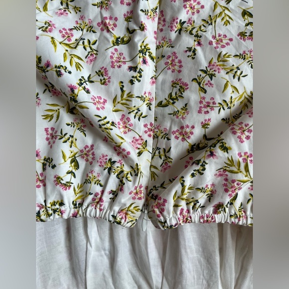 J.CREW Side-cutout cotton poplin dress in meadow floral - 8 - Picture 12 of 15